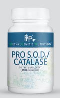 Pro S.O.D./ Catalase is an effective combination of two very important antioxidants, Super Oxide Dismutase and Catalase. These enzymes are important for neutralization of destructive free radicals Super Oxide and hydrogen peroxide. When excessive amounts of these free radicals are not quenched, they can become even more dangerous compounds, such as peroxynitrite.