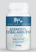 Adenosyl-Cobalamin B12 Assist contains 3000 mcg of vitamin B12 in its adenosylcobalamin form. Adenosylcobalamin is considered an active coenzyme form of B12, meaning it is used directly in B12-dependent enzyme reactions in the body. Vitamin B12 is required for red blood cell formation, neurological function, and DNA synthesis. Vitamin B12 also functions as a cofactor for methionine synthase and L-methylmalonyl-CoA mutase. Methionine synthase catalyzes the conversion of homocysteine to methionine. Methionine