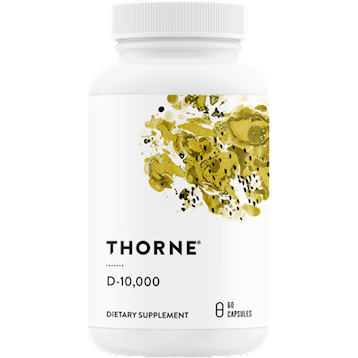 Vitamin D plays an important role throughout life, beginning with fetal development.* Thorne's D-5,000 is NSF Certified for Sport®. Vitamin D supports a number of important functions in the body.* In addition to supporting healthy bones and muscles, it supports cardiovascular health and immune function.* 
Although direct sunlight provides natural vitamin D, many individuals of all ages, especially the elderly, do not get enough vitamin D from sunlight and their diet. Vitamin D supplementation can be of grea