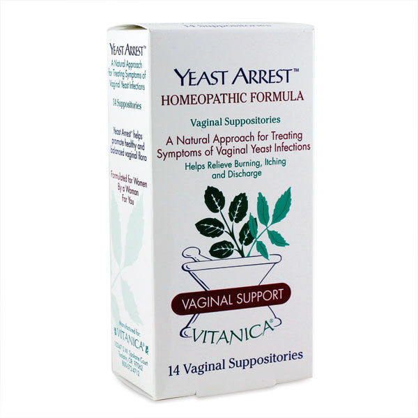 Vitanica Yeast Arrest (14 Vaginal Suppositories)